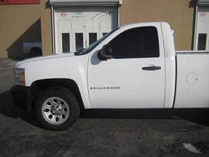 Silverado outside paint booths
