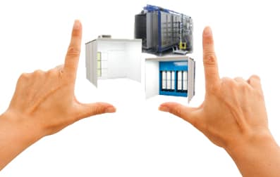 codes for industrial oven, open face booth, powder booth