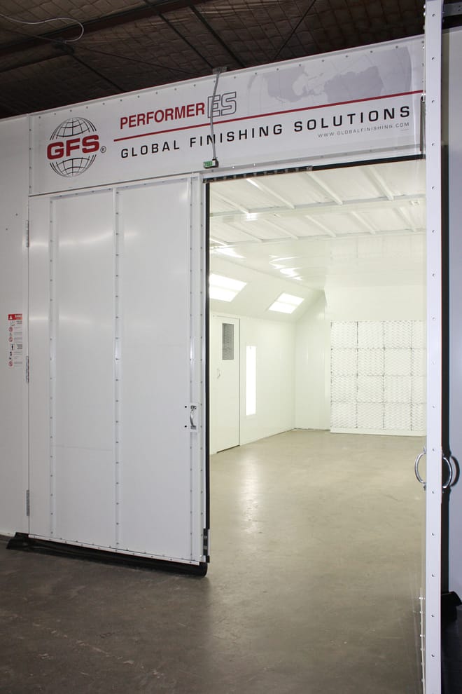Performer ES paint booth