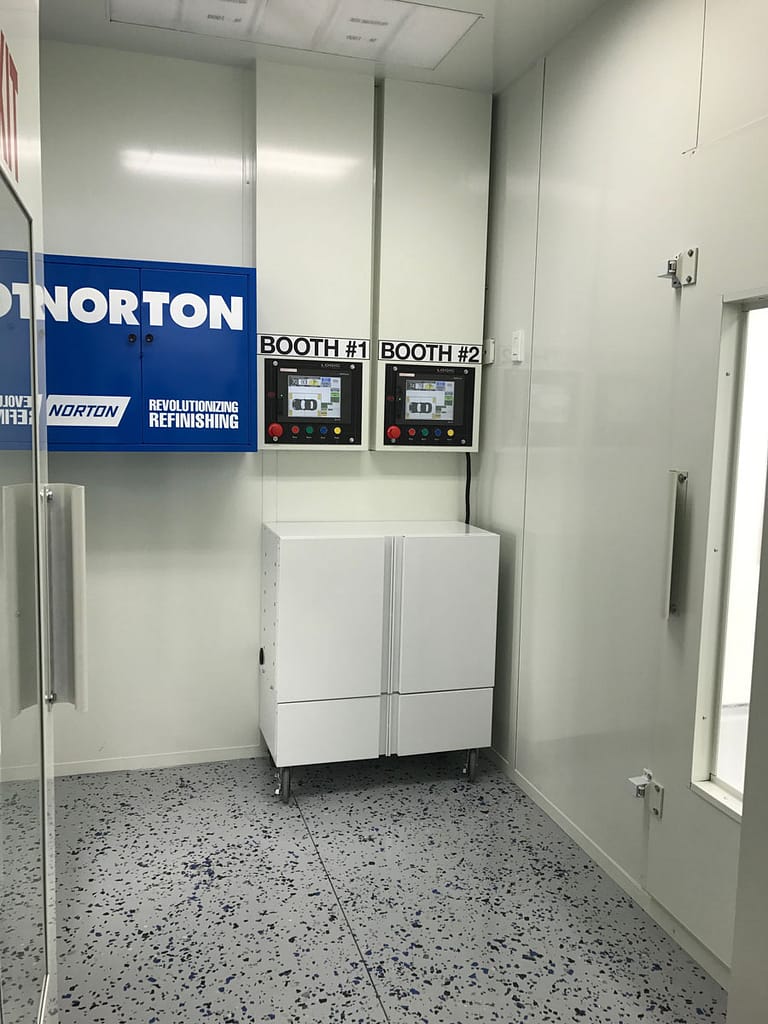 paint booth controls