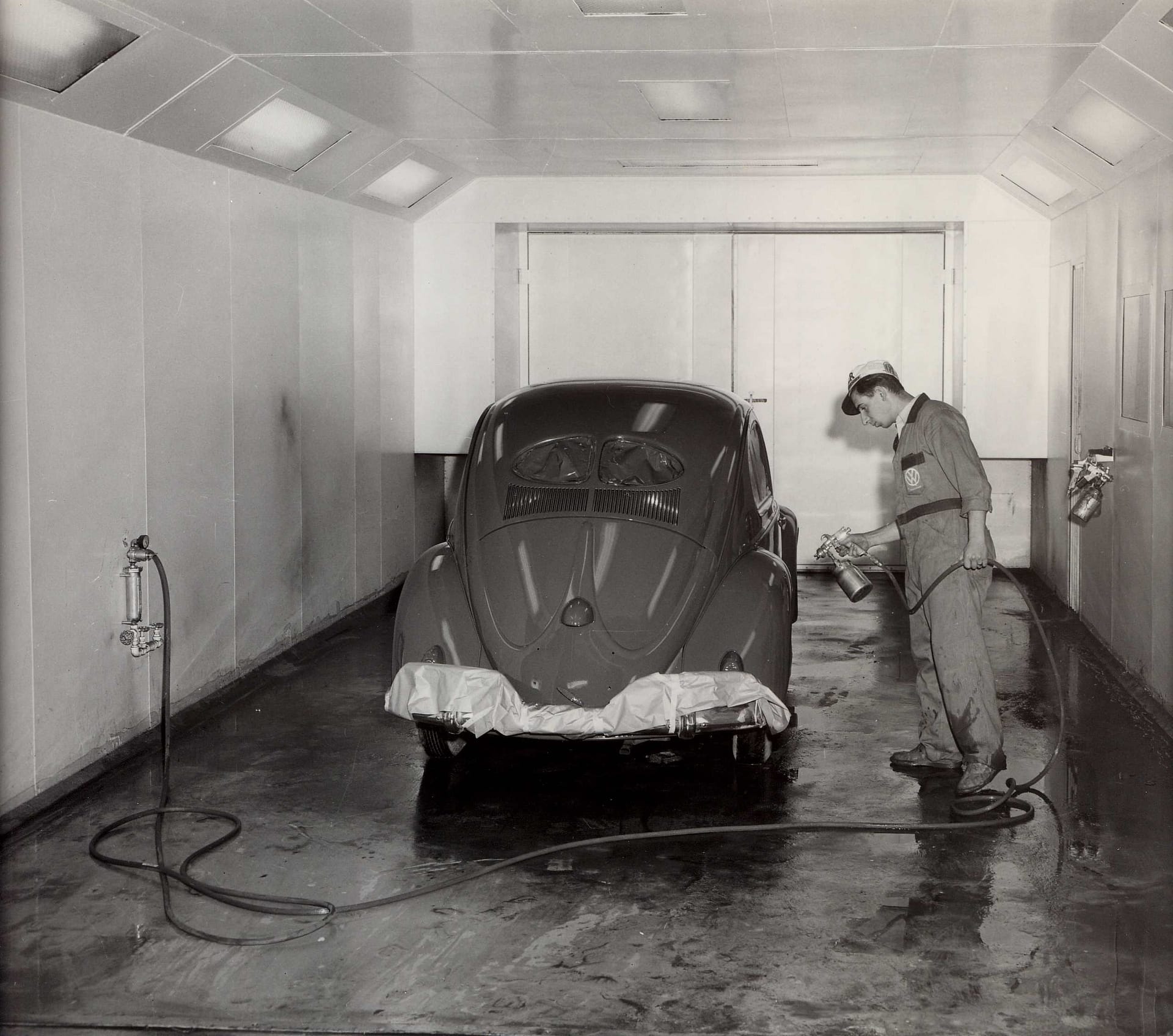 1950s Cross Draft Paint Booth