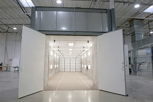 large equipment paint booth