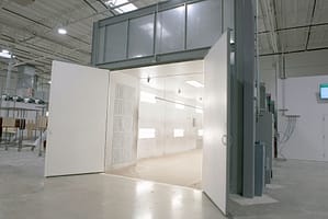 large equipment spray booth