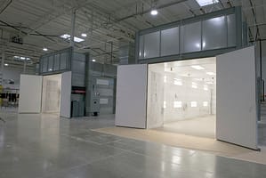 industrial large equipment paint booths