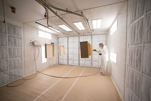 woodworking spray booth