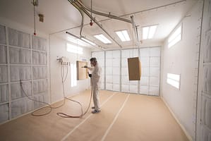 woodworking paint booth
