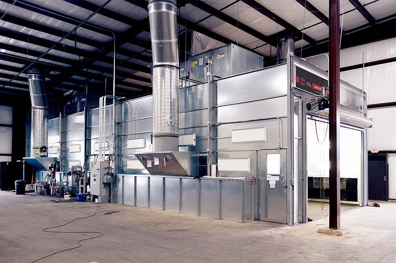 Side Downdraft Paint Booths Global Finishing Solutions