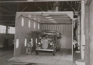 1940s Truck Paint Booth