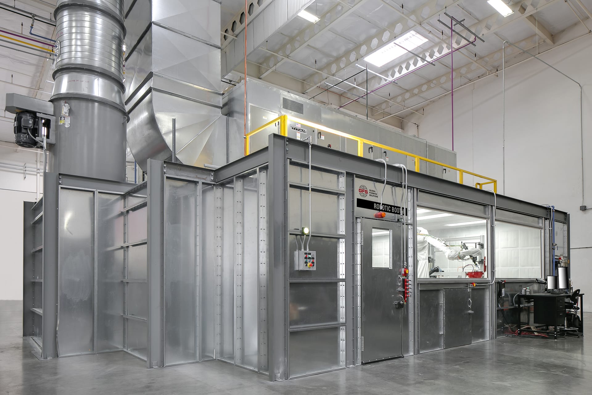 GFS galvanized paint booth