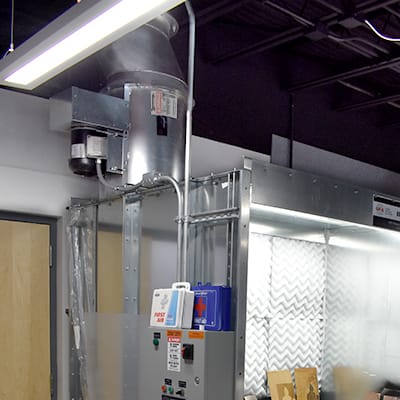 Fan and Motor for Dry Filter Bench Booth