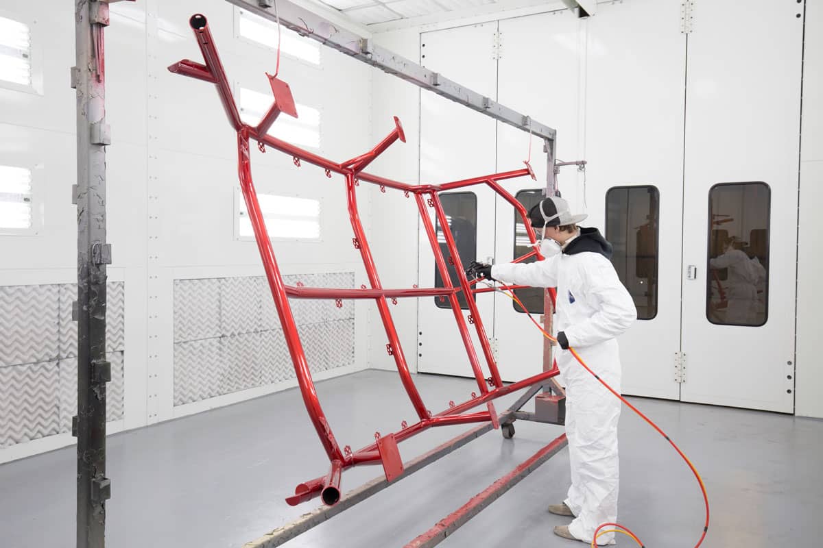 The possibilities of a lean powder coating environment