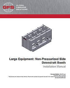 Large Equipment Side-Downdraft booth