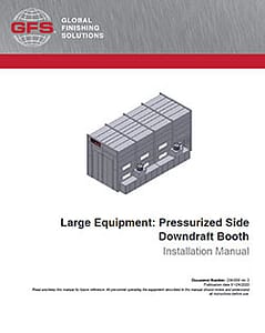 Large Equipment Side-Down booth