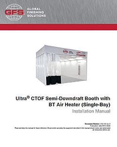 Global Finishing Solutions Bench Booth