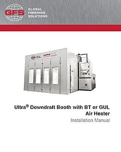 Ultra paint booth with GUL/BT Heater