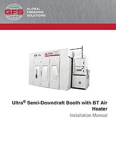 Semi-Downdraft booth with BT Heater