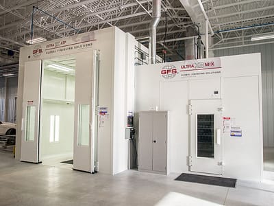 GFS Ultra XC ATP paint booth with mix room