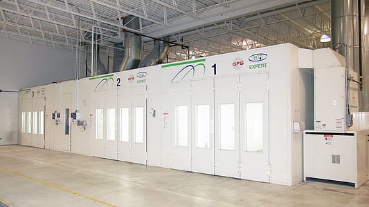 GFS High Production Automotive spray booths