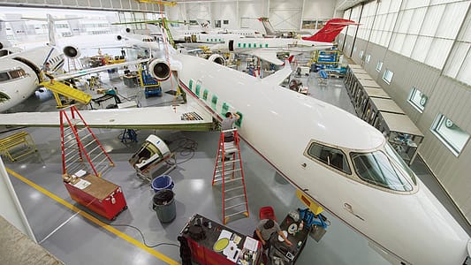 aircraft paint hangar