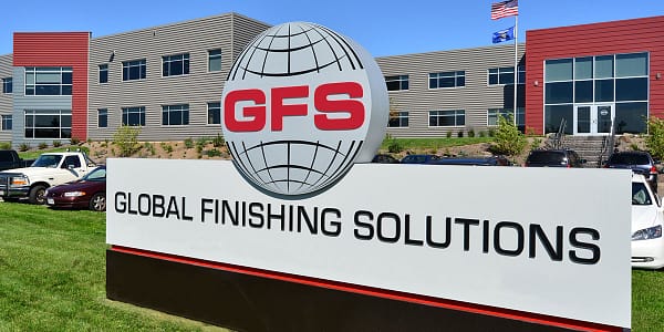 Front Entrance of Global Finishing Solutions Headquarters