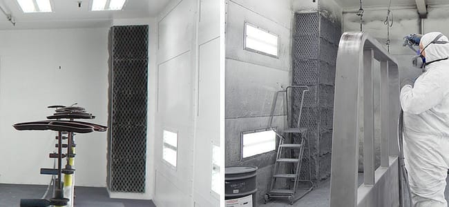 How often should you change spray booth filters