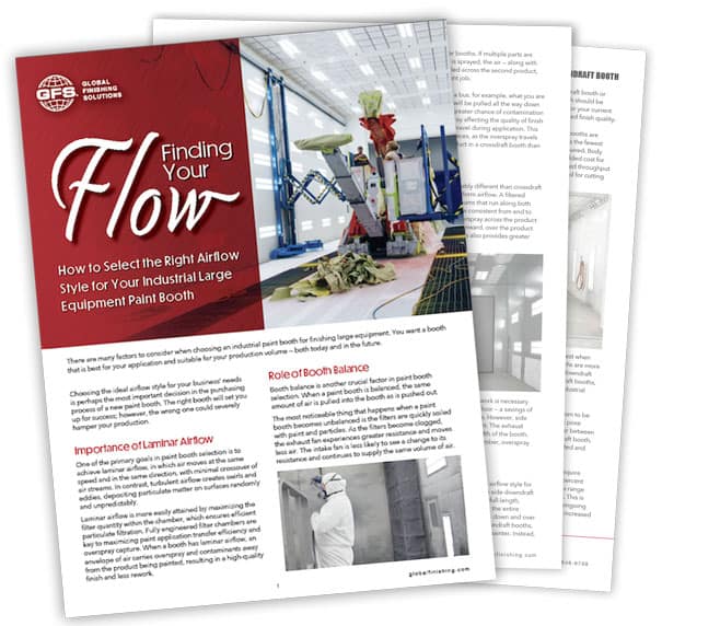Selecting Airflow for Large Equipment Paint Booths Download Global