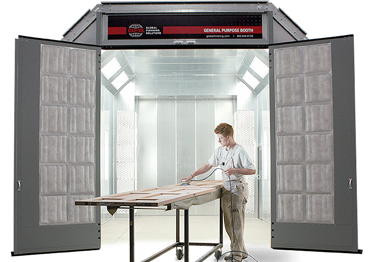 Open Face Paint Booths from Global Finishing Solutions
