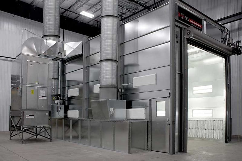 Large Equipment spray booth