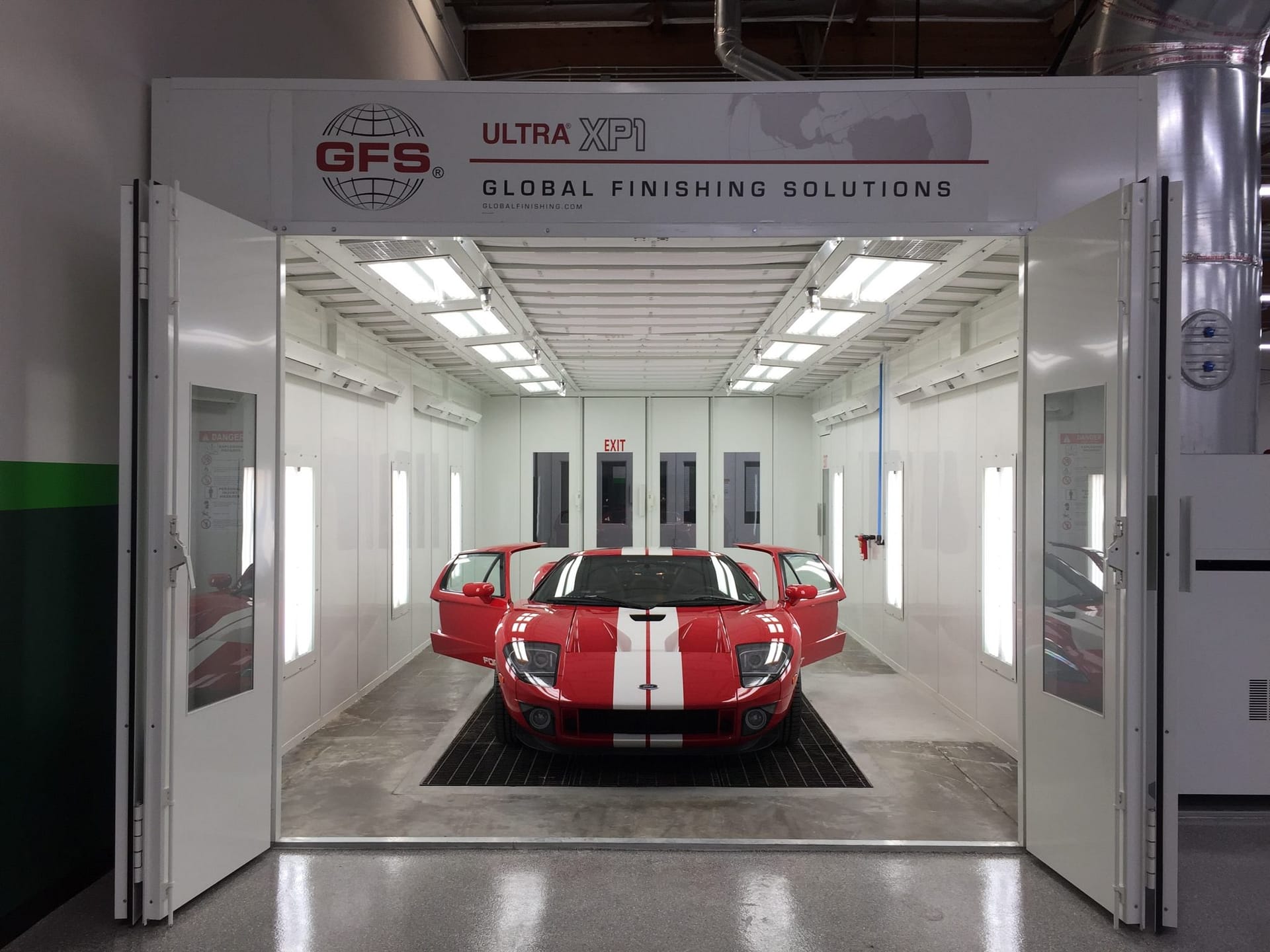 “I’m in awe of how clean the cars come out” of the GFS Paint Booth