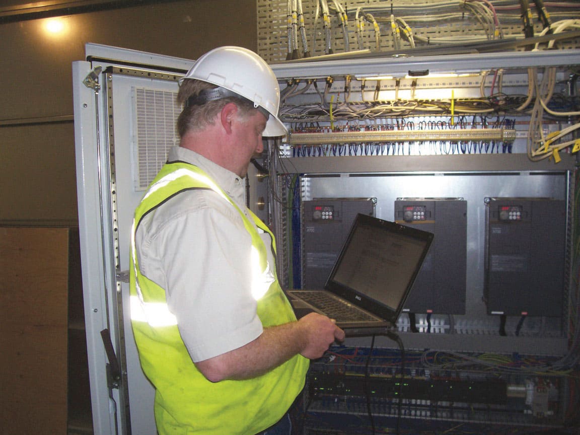 Technician services control panel