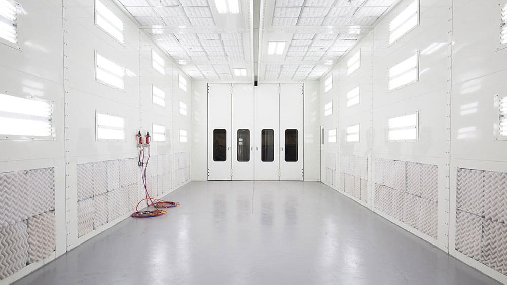 large equipment paint booth