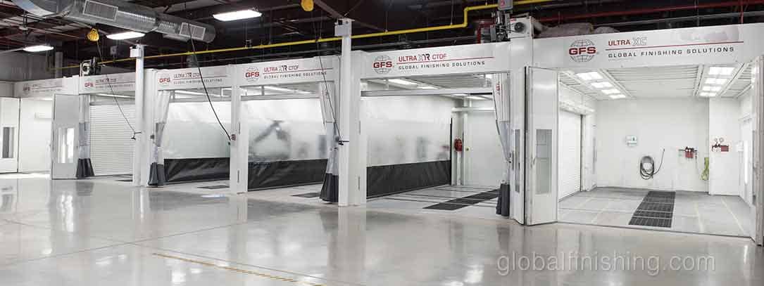 Global Finishing Solutions Open Face Booth