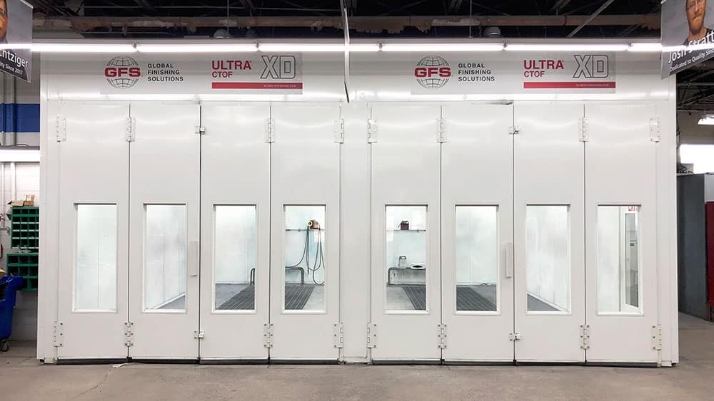 GFS Ultra Paint Booth Helps Increase Car Count and Meet Delivery Dates